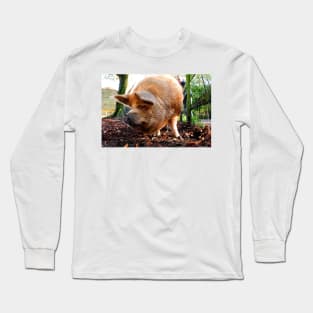 New Zealand Kunekune Pig Long Sleeve T-Shirt